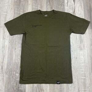 A7 Strongwear T Shirt Mens Medium Green Short‎ Sleeve Fitness Gym